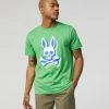 New Arrivals Psycho Bunny (mens Grass Green Lamport Graphic T-shirt)