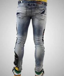 New Arrivals Preme Denim(blue/multi Denim Wash Jean)