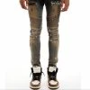 Damati Denim (blue/dark Sand Biker Wash Jean)
