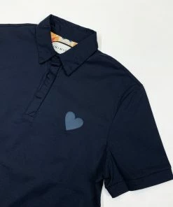 Inimigo (navy Heart Polo )