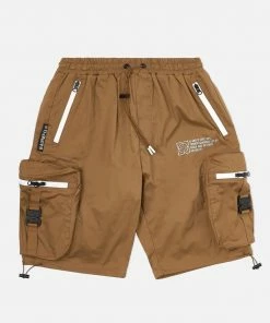 Eight & Nine (brown/black Combat Cargo Zipper Short)
