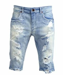 Focus (light Blue Cut Wash Short ) New Arrivals