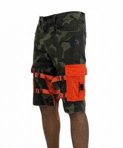 Preme Denim (camo/orange Cargo Short) New Arrivals