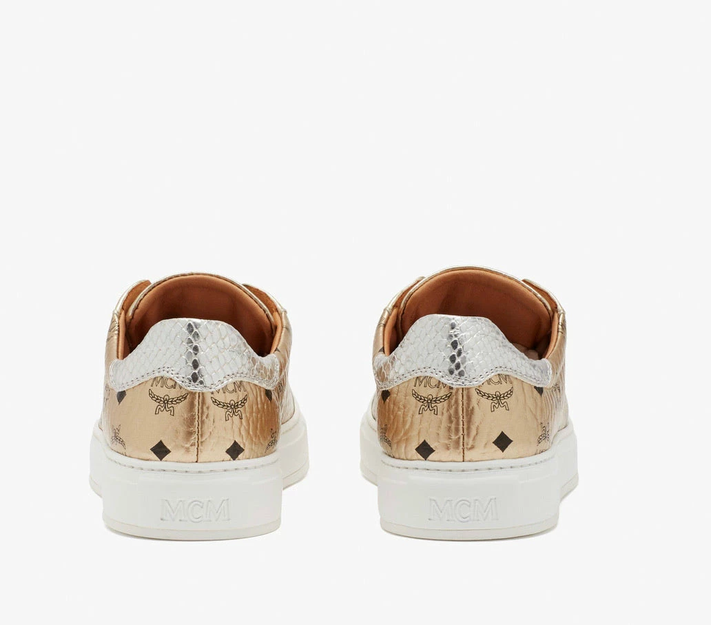 MCM (Women's Low-Top Sneakers In Visetos) 5 MCM (Women's Low-Top Sneakers In Visetos)