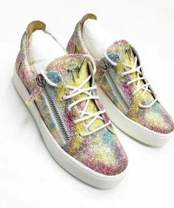 Giuseppe Zanotti (female Pink/rainbow Gail Low Top Sneaker)