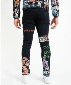 Sugarhill Sugar Hill (Black/muti Sin Denim Jean) New Arrivals
