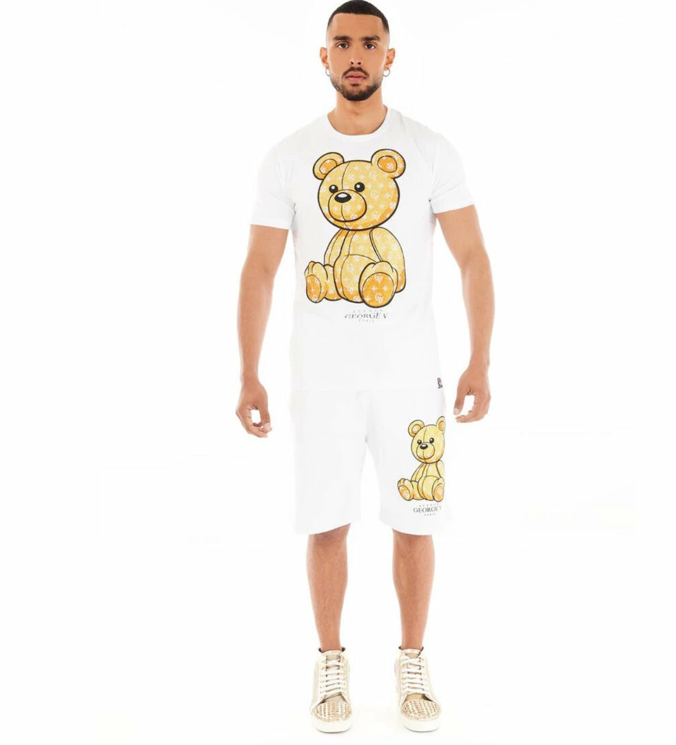 Avenue George (white/gold Teddy Bear Short Set) 3 Avenue George (white/gold Teddy Bear Short Set)