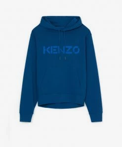 Kenzo (blue “kenzo Logo Hoodie)