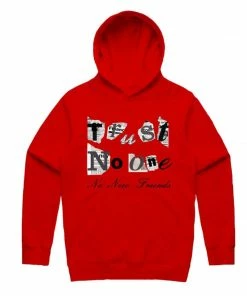 Point Blank (red “trust No One Hoodie) New Arrivals