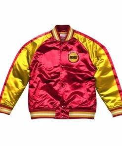 Mitchell & Ness (red/yellow Home Town Champs Stain Jacket) New Arrivals