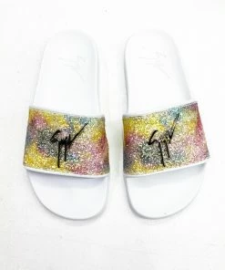 Giuseppe Zanotti (female Pink/rainbow Brett Slide)