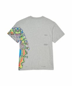 Purple Brand (heather Grey Jersey Multi Tie Dye T-shirt) New Arrivals