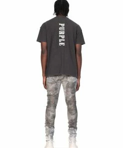 New Arrivals Purple Brand (white Soft Wax Paint Jean)