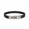 Moschino (black/ Sliver Belt Leather Logo)