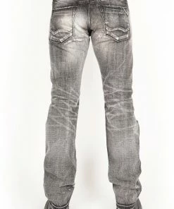 Cult Of Individuality (grey/white Cut Wash Jean)