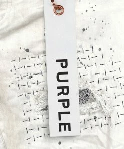 Purple Brand (mid Rise Bandana Patch Pocket White Jean)
