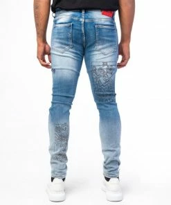 Gala (blue “prophetic Printed Jean) New Arrivals