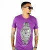 Avenue George (purple/Sliver Crewneck T-shirts)