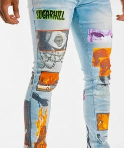 Sugarhill New Arrivals Sugar Hill (blue Light Wash Sunset Jean)