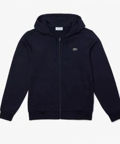Lacoste (navy Men’s Sport Fleece Hoodie)