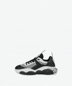 New Arrivals Moschino (black/white Mesh Bubble Teddy Shoes)