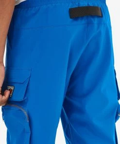 New Arrivals Life Code (royal Blue Nylon Shorts Cargo Pocket)