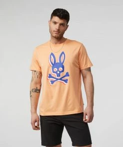 Psycho Bunny (mens Sunset Sky Henton Graphic T-shirt) New Arrivals