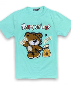 Focus (teal “money On Lock T-shirt)