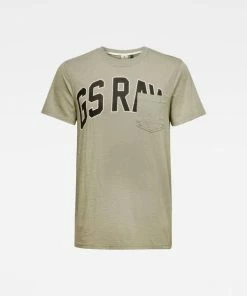G-STAR (Olive/Black RAW T-SHIRT)