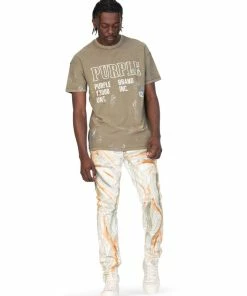 Purple Brand (white Brush Stroke Jean) New Arrivals