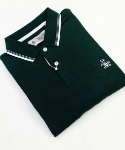 Penguin Polo (dark Green Collared )