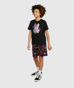 Psycho Bunny (kids Black Carson T-shirt)