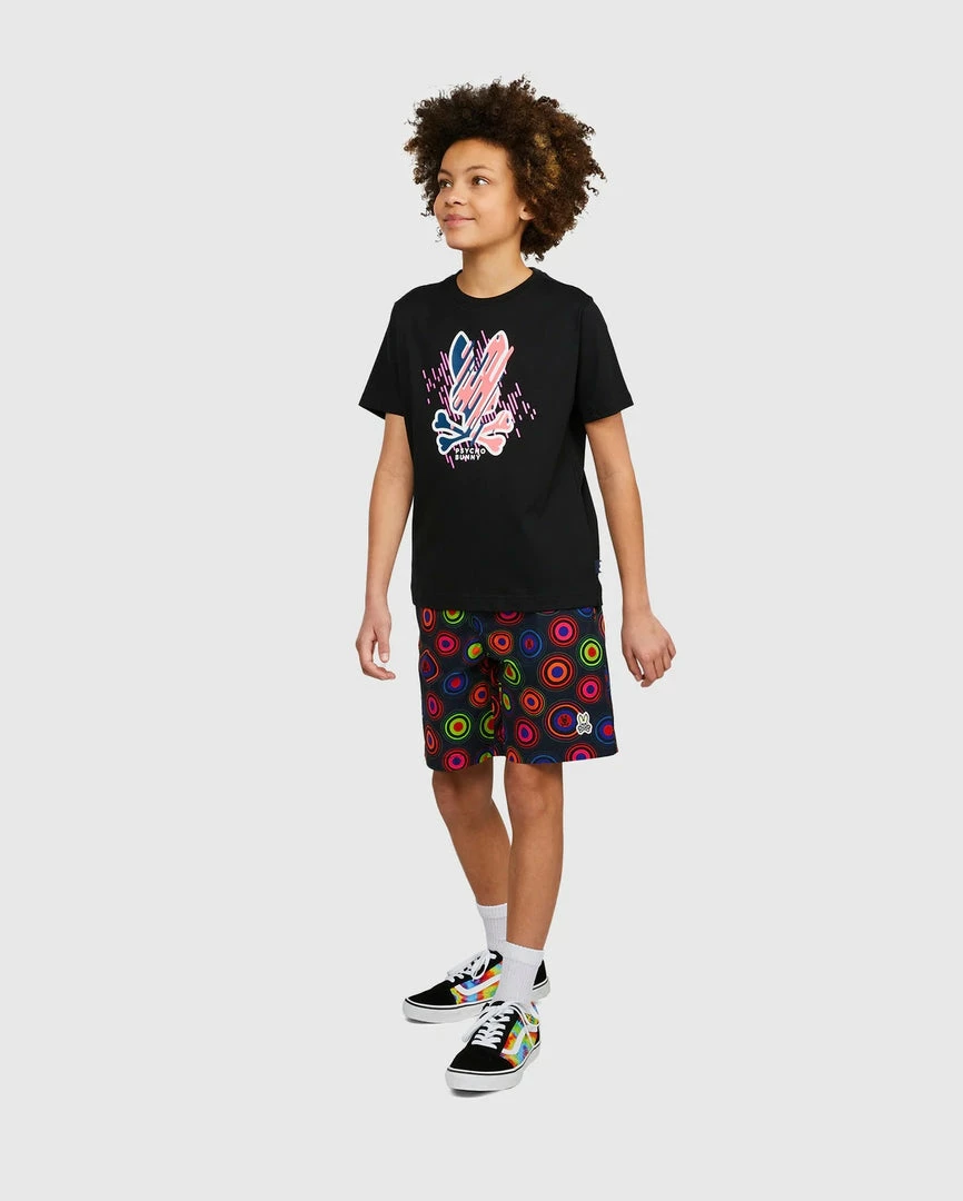 Psycho Bunny (kids Black Carson T-shirt) 4 Psycho Bunny (kids Black Carson T-shirt)