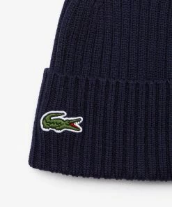 New Arrivals Lacoste (men’s Navy Blue Beanie -166)