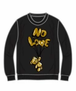 New Arrivals Retro Label (black “no Love Sweater)