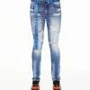 Cult Of Individuality (blue Belt Punk Super Skinny Jean) New Arrivals