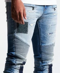 New Arrivals Crysp Denim (blue Patchwork Sky Walker Jean)