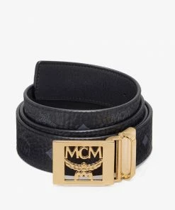 MCM (Laurel Reversible Belt 1.5" In Visetos) New Arrivals