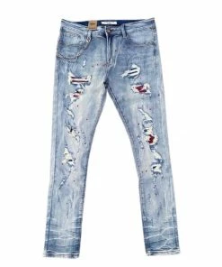 Reelistik Nyc (blue/red Crystal Cut Jean) New Arrivals