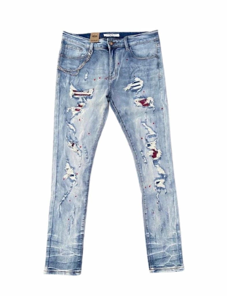 Reelistik Nyc (blue/red Crystal Cut Jean) New Arrivals 3 Reelistik Nyc (blue/red Crystal Cut Jean) New Arrivals
