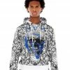 Avenue George (white/royal Blue “GV Skull Hoodie) New Arrivals