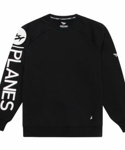 Planes (black/white Crewneck Sweater) New Arrivals