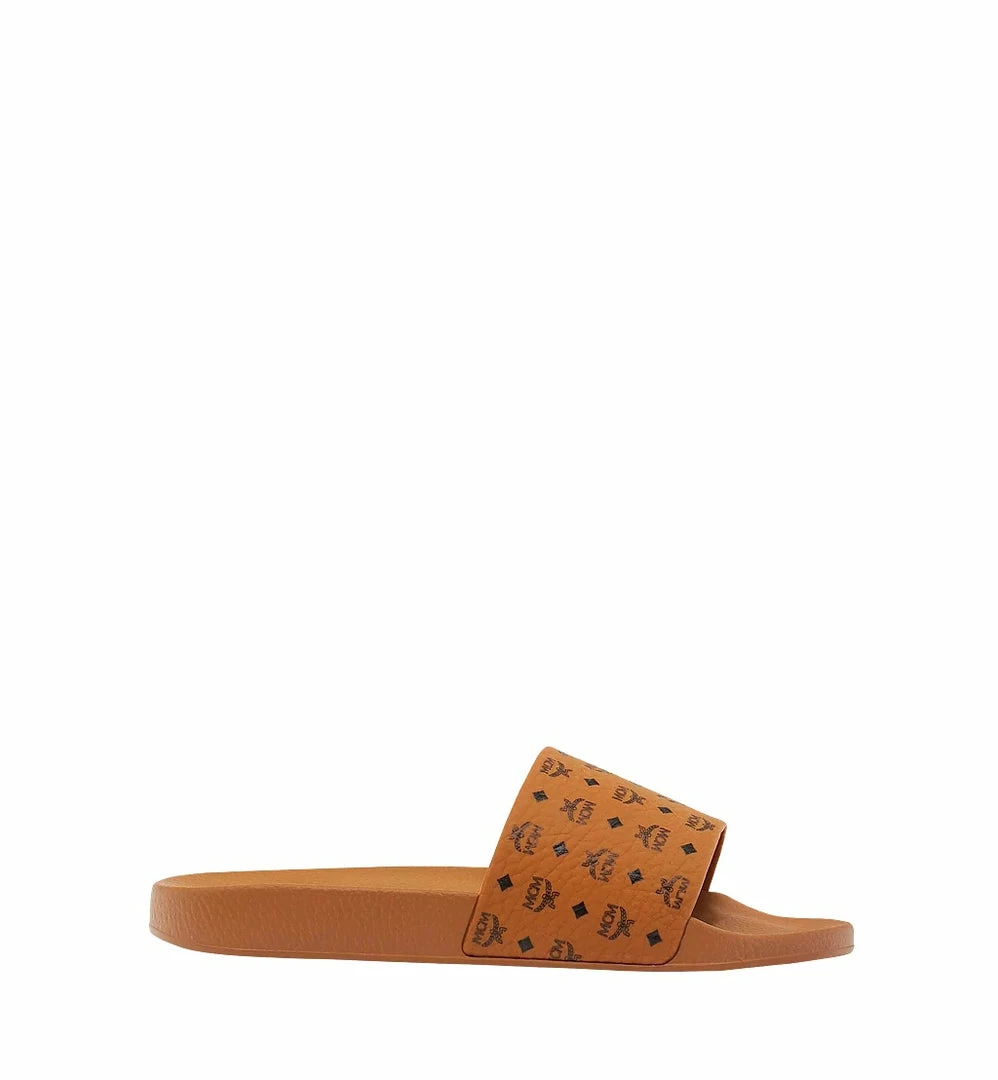 New Arrivals Mcm (Women’s Cognac Monogram Print Rubber Slides) 6 New Arrivals Mcm (Women’s Cognac Monogram Print Rubber Slides)