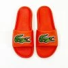 Lacoste (men’s Red/orangish Scroc Slides)