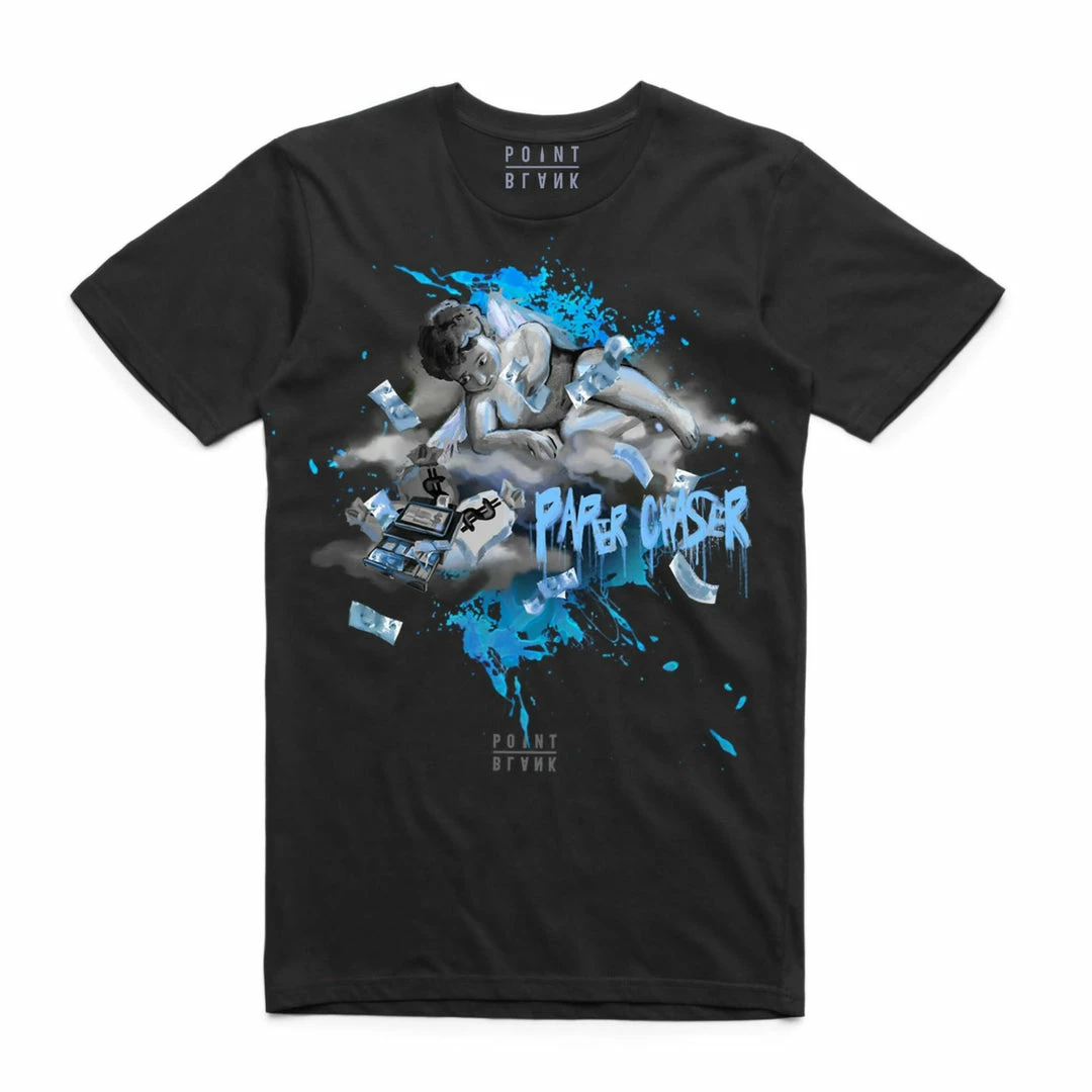 New Arrivals Point Blank (black/sky Blue “angel Paper Chase T-shirt) 3 New Arrivals Point Blank (black/sky Blue “angel Paper Chase T-shirt)