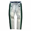 Elite Denim (kids Blue/green Stripe Jean)