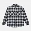 Eight & Nine (black “burning Time Flannel Button Up )