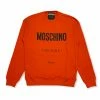 Moschino (orange Cotton Sweatshirt With Logo)
