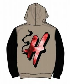 Retro Label (haze“ 4’s Hoodie)