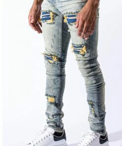 SERENEDE (blue/sand Serenity Prayer Jean)